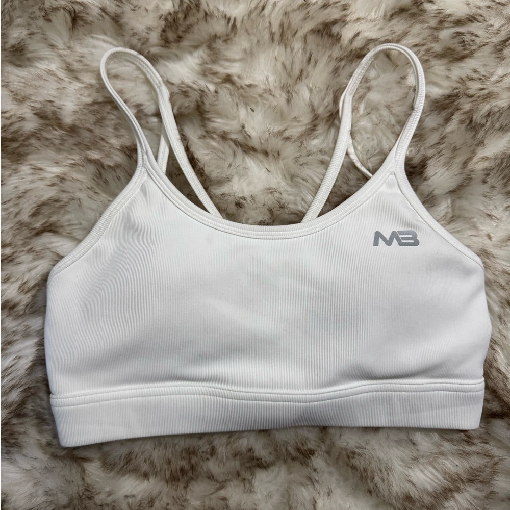 Minibeast Vinci White Sports Bra